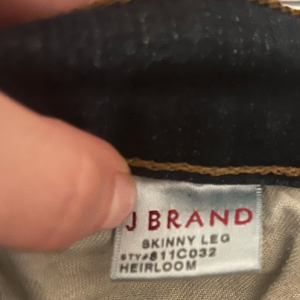 J Brand Skinny Leg Heirloom Jeans Size 30 - Picture 6 of 6